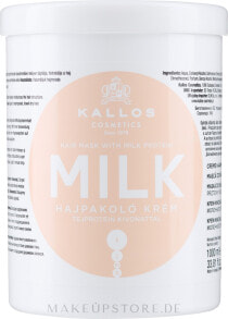 Haarmaske mit Milchproteinen - Kallos Cosmetics Hair Mask Milk Protein