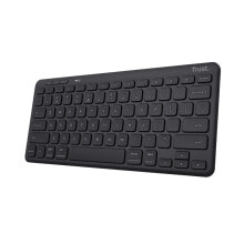 Клавиатуры trust Lyra клавиатура USB + RF Wireless + Bluetooth Немецкий Черный 24709