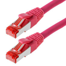 Кабели и разъемы для аудио- и видеотехники Helos CAT6 S/FTP (PIMF), 2m сетевой кабель SF/UTP (S-FTP) Пурпурный 118043