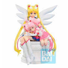 Игровые наборы и фигурки для девочек bANDAI Sailor Moon Eternal Sailor Moon And Sailor Chibi Moon Figure