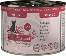 Купить влажные корма для кошек catz finefood: Catz Finefood Catz Finefood Classic Kitten N.03 Drób puszka 200g