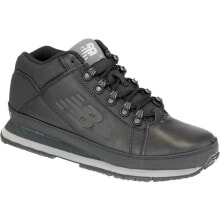 Мужские низкие ботинки Мужские ботинки кожаные демисезонные черные кожаные New Balance H754LLK
