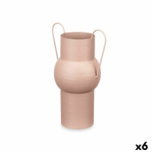 Vase Sand Steel 22 x 32 x 14 cm (6 Units)