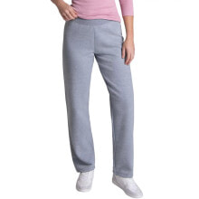 Fruit of the Loom Eversoft Fleece Open Bottom Pant Women Small Gray Pull-On купить онлайн