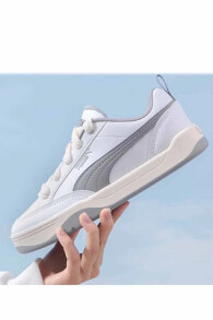 Park Erkek Sneaker Ayakkabı 395084-01 Beyaz-Gri