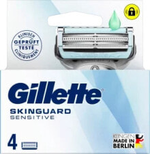 Купить женские бритвы и лезвия Gillette: Rasierklingen, SkinGuard Sensitive, 4 St