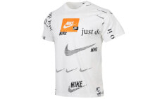 Nike Sportswear 标志图案短袖T恤 男款 白色 / Футболка Nike Sportswear T CW0378-100