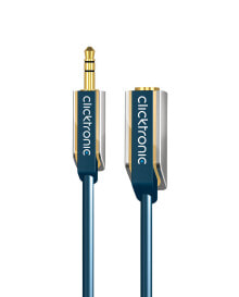 ClickTronic 70486 аудио кабель 1,5 m 3,5 мм Синий