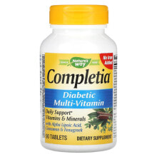 Completia, Diabetic Multi-Vitamin, 90 Tablets