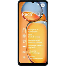 Смартфоны Xiaomi XIAREDMI13C128BL 128 Гб 6 GB RAM ARM Cortex-A55 MediaTek Helio G85 Синий