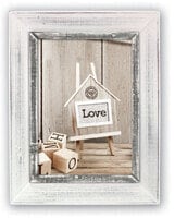 Zep Athis - Wood - Grey - Single picture frame - Table - Wall - 15 x 20 cm - Rectangular