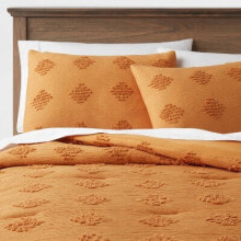 Tufted Diamond Crinkle Comforter & Sham Set - Threshold