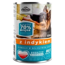 FRENDI With Turkey chunks in delicate sauce wet food for dog 1250g