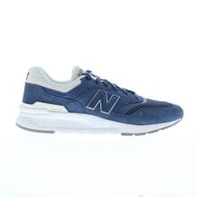 New Balance 997H CM997HQO Mens Blue Suede Lace Up Lifestyle Sneakers Shoes 9