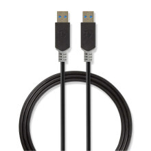 Nedis CCBW61000AT20 USB кабель 2 m 2.0/3.2 Gen 1 (3.1 Gen 1) USB A Антрацит