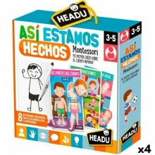 Educational Game HEADU Así Estamos Hechos Montessori (4 Units)