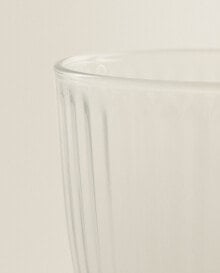 Lines design glass tumbler