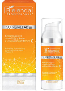 Energetisierende und feuchtigkeitsspendende Gesichtscreme mit Vitamin C - Bielenda Professional SupremeLab Energy Boost