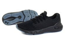 Мужская спортивная обувь для бега мужские кроссовки спортивные для бега черные текстильные низкие Under Armour 3023550-002