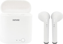 Denver TWQ-40 наушники/гарнитура Вкладыши Микро-USB Bluetooth Белый