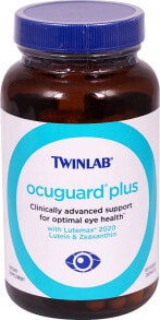 Лютеин, зеаксантин Twinlab OcuGuard Plus with Lutemax 2020 Lutein & Zeaxanthin -- Пищевая добавка  лютеин и зеаксантином  для улучшения зрения --120 растительных капсул