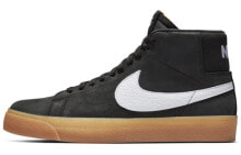 Nike Blazer Mid SB Zoom ISO 复古休闲 中帮 板鞋 男女同款 黑白 / Кроссовки Nike Blazer Mid SB Zoom ISO CD2569-018