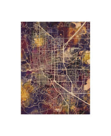 Trademark Global michael Tompsett Boulder Colorado City Map II Canvas Art - 15