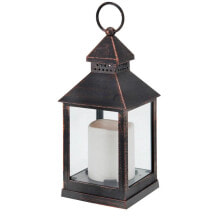 EDM 71654 23 cm Lantern With LED Candle