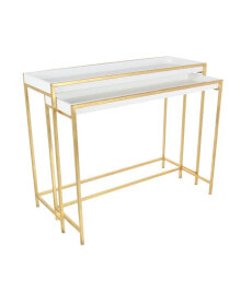 Rosemary Lane metal Contemporary Console Table, Set of 2