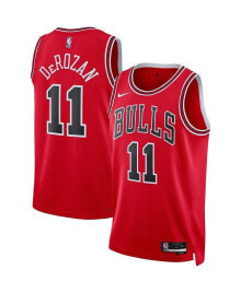 Nike men's and Women's Demar Derozan Red Chicago Bulls Swingman Jersey - Icon Edition