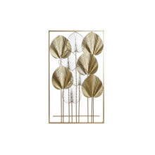 Настенный декор DKD Home Decor Позолоченный Лист растения 54 x 5 x 91,5 cm