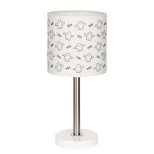 Настольная лампа Livone белый цвет с принтом