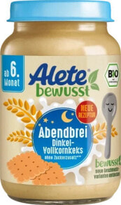 Abendbrei Dinkel Vollkornkeks ab dem 6. Monat, 190 g