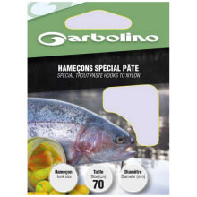 Грузила, крючки, джиг-головки для рыбалки gARBOLINO COMPETITION Trout Special Pate Tied Hook Nylon 24
