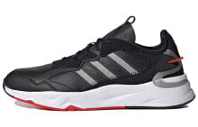 adidas neo Futureelow 休闲 低帮 跑步鞋 男款 黑灰红 / Adidas Neo Futureelow FZ0366