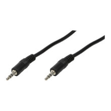 LogiLink 3.5mm - 3.5mm, 10m аудио кабель 3,5 мм Черный CA1053