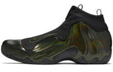 Nike Flightposite One Legion Green 全息 风一 高帮 复古篮球鞋 男款 军绿色 / Кроссовки Nike Flightposite One AO9378-300