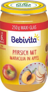 Früchte Pfirsich mit Maracuja in Apfel, ab dem 6.Monat, 250 g