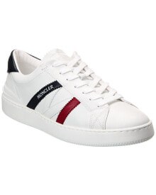 Купить мужская обувь Moncler: Moncler Monaco Leather Sneaker Men's White 40