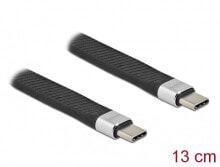 DeLOCK 86939 USB кабель 0,13 m USB 3.2 Gen 2 (3.1 Gen 2) USB C Черный