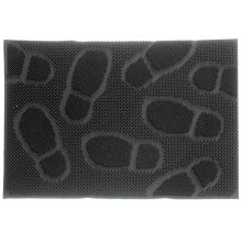 Doormat Pin Mat Black Natural rubber 60 x 40 cm