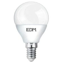 EDM Spherical LED Bulb E14 6W 500 Lumens 3200K