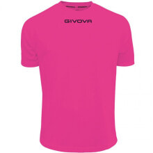 Мужская спортивная футболка розовая с надписью T-shirt Givova One M MAC01 0006