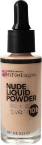 Bell Hypoallergenic Nude LIquid Powder Intense Cover No. 01 Porcelain Гипоаллергенная жидкая матирующая пудра 25 г