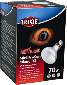 Система освещения для аквариумов и террариумов Trixie Mini ProSun Mixed D3 lampa UV-B 80 × 108 mm 70W