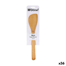 Kitchen Spatula Wooow Curved Bamboo 30 x 6,2 x 0,8 cm (36 Units)