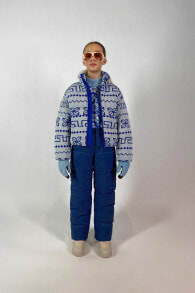 Snow collection jacquard jacket