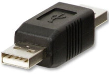 Компьютерные разъемы и переходники Lindy 71229 кабельный разъем/переходник USB A Черный