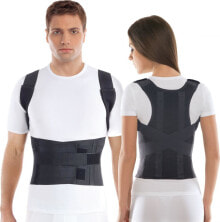 Пояса для похудения и реабилитации TOROS-GROUP Black LUX corset for posture correction, black 6