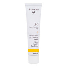 Dr. Hauschka Tinted Face Sun Cream SPF30 40 ml sonnenschutz fürs gesicht wasserfest für Frauen